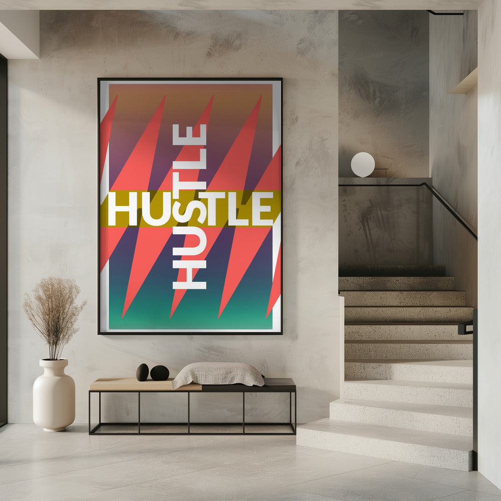 Colorful Hustle Vibes | Poster