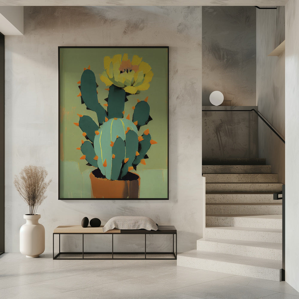Blooming Cactus | Poster