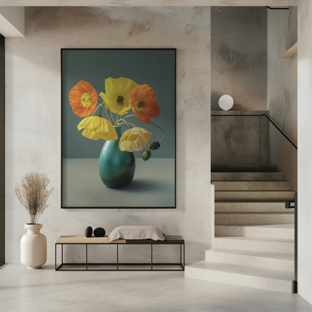 Icelandic Poppy Still Life | Poster