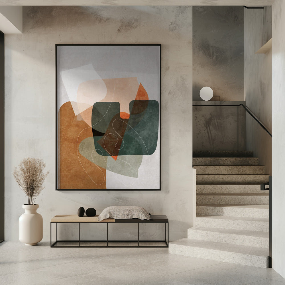 Nature Friendly Terracotta 4 Aquarell Kopie | Poster