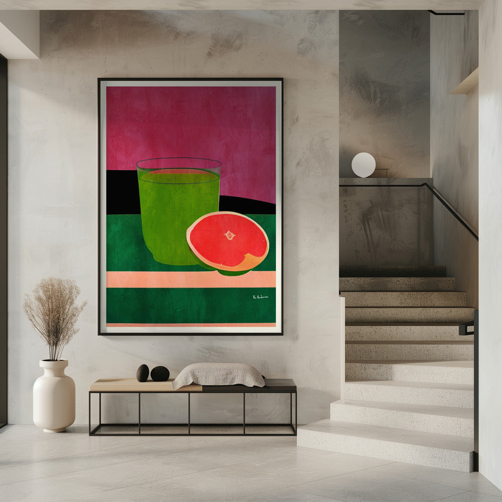 Pink, Little Grapefruit | Poster
