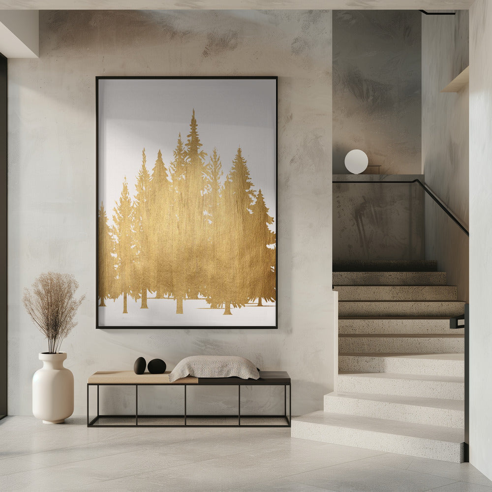 Tannenwald (gold) | Poster