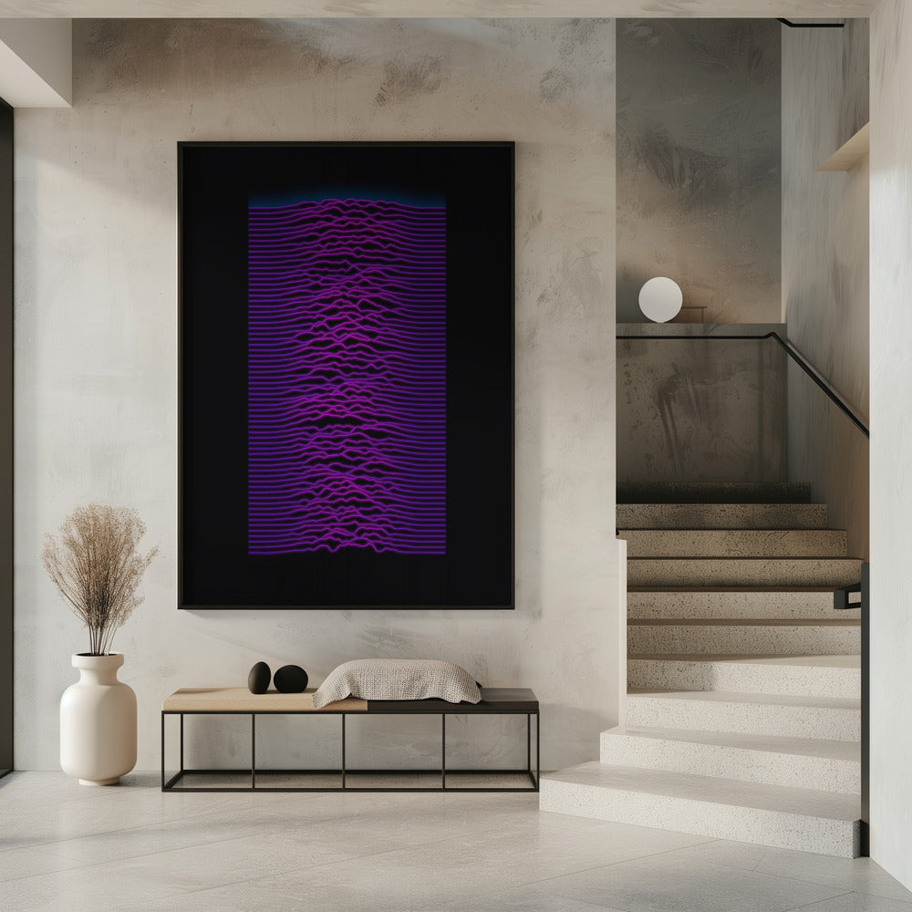 220116 Neon Waveform | Poster