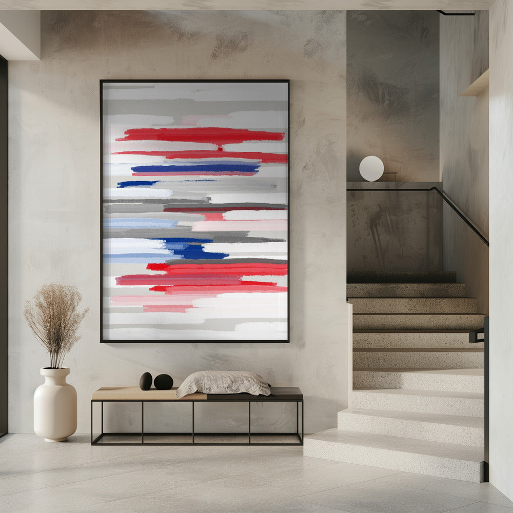 BILLS RED WHITE AND BLUES | Poster