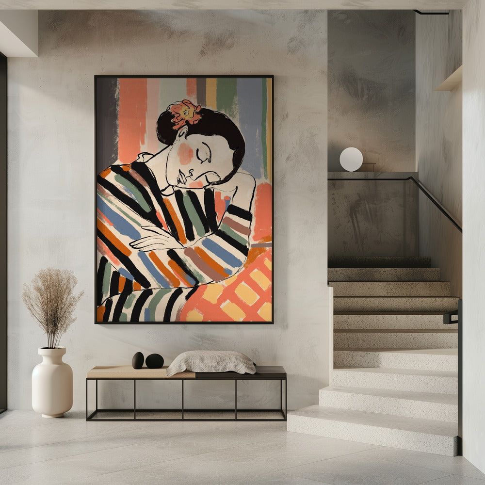Striped Serenity | Poster