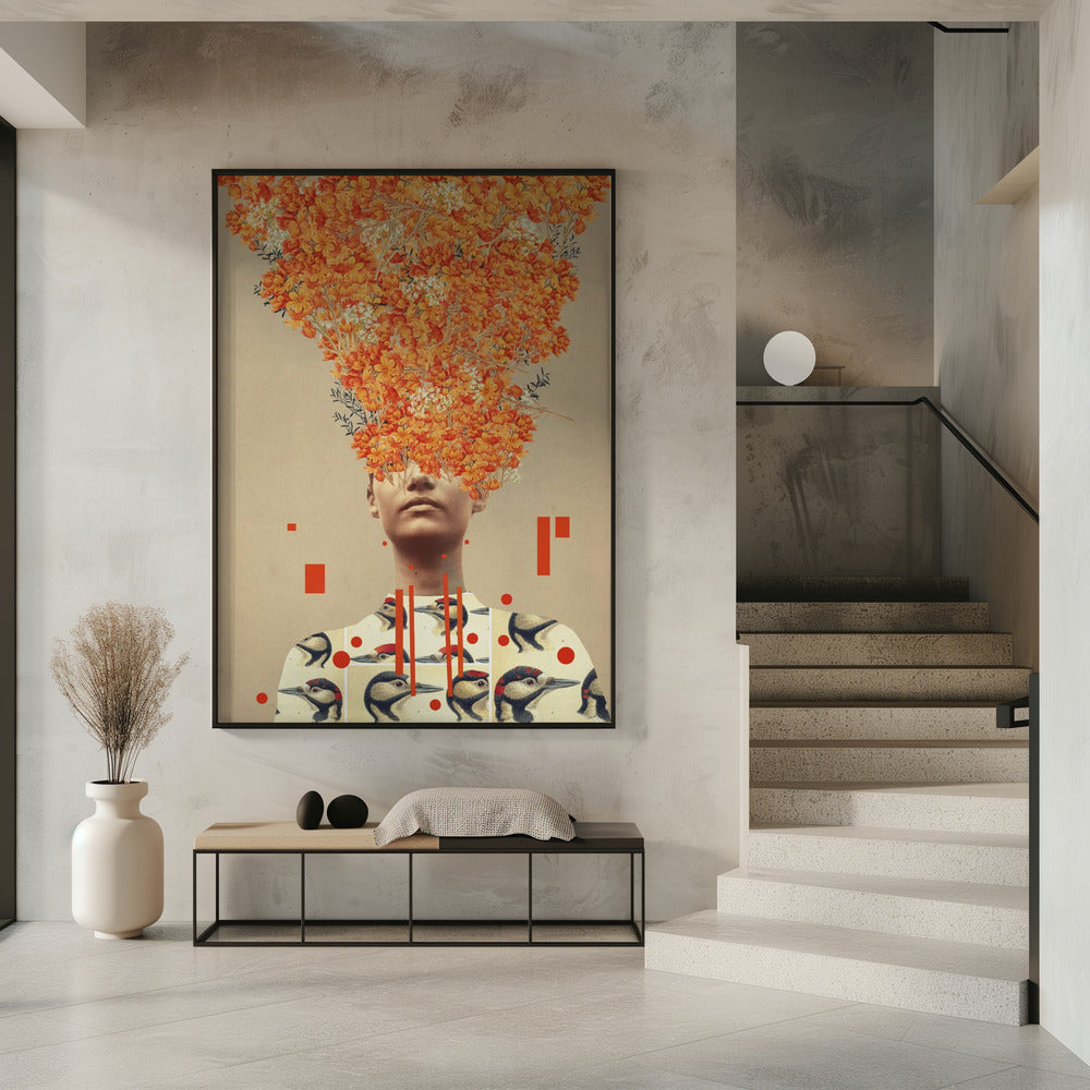 Bird Flight In Autumn | Poster