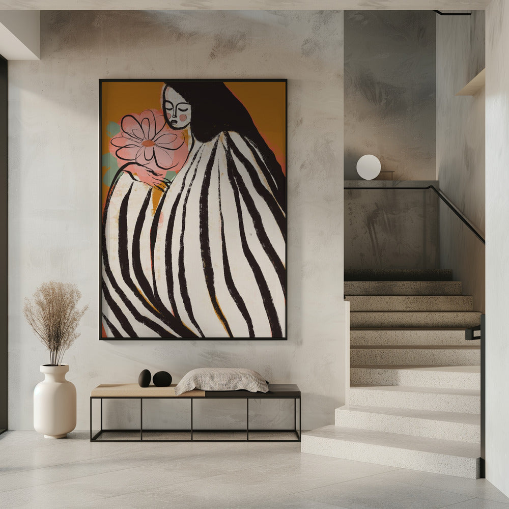 Striped Serenity | Poster