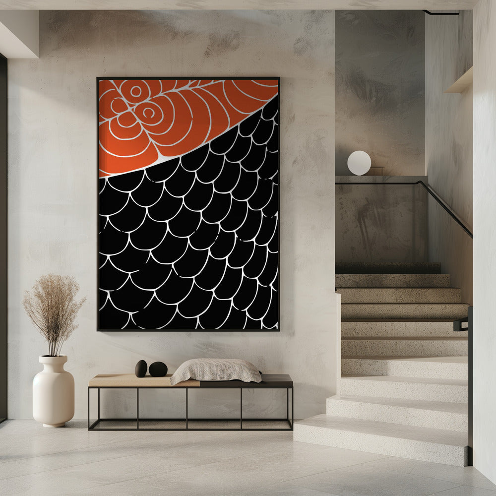 Sashimi Red and Black | Poster