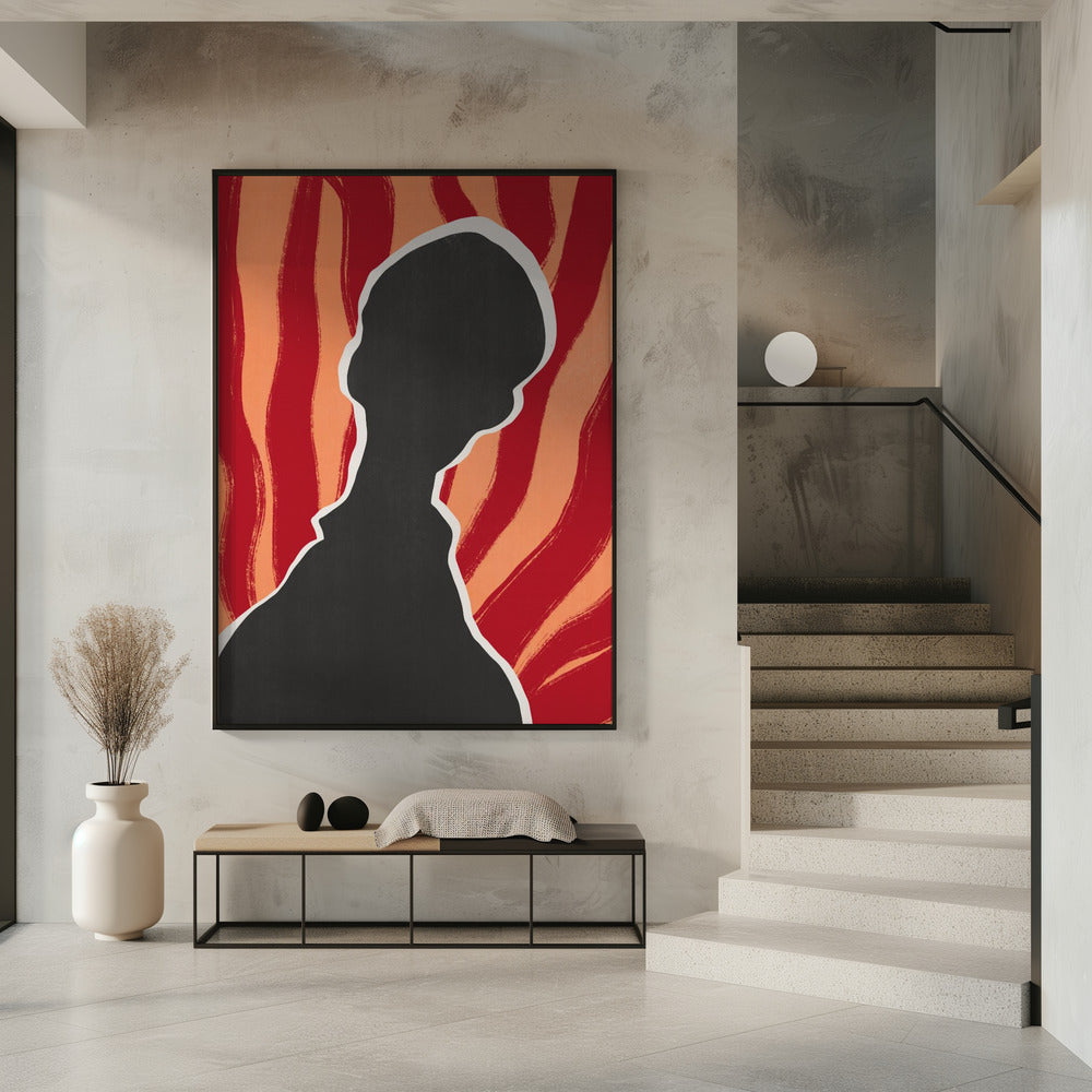Anonymous Portrait In Heat | Poster