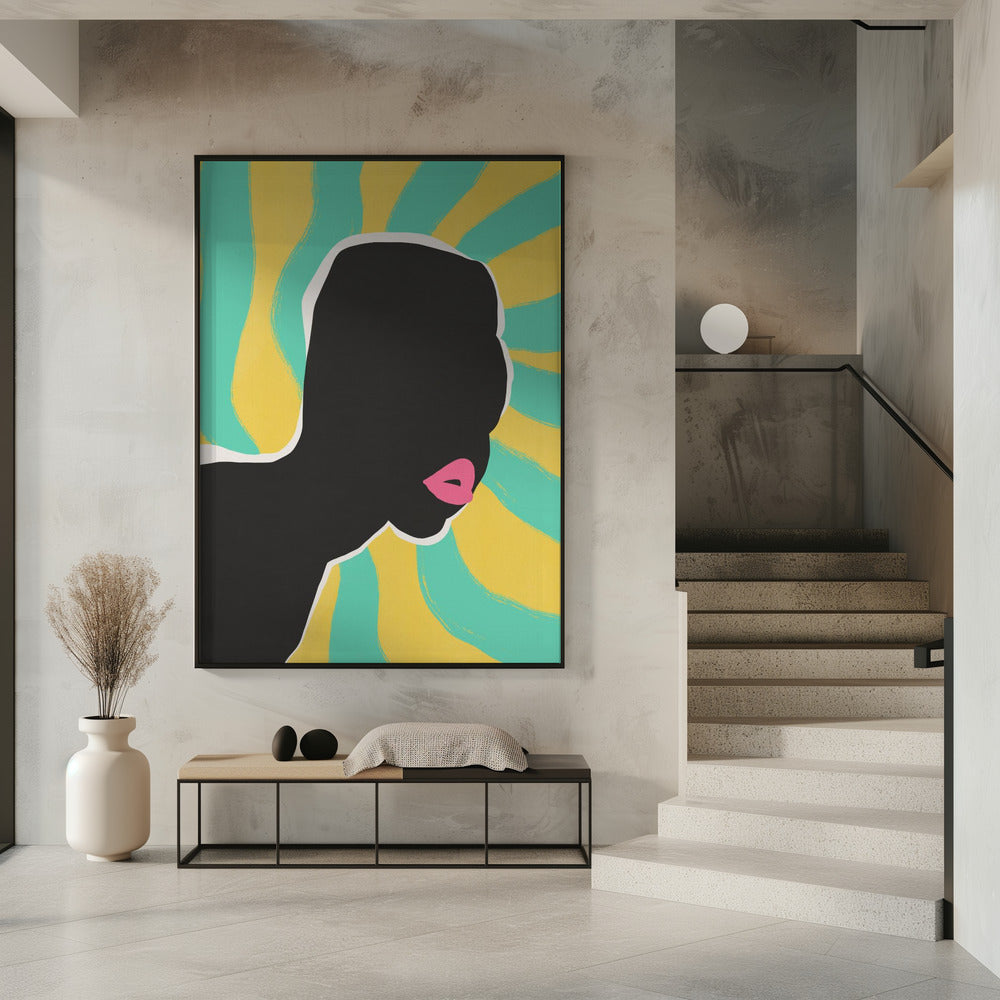 Anonymous Portrait In Summer | Poster