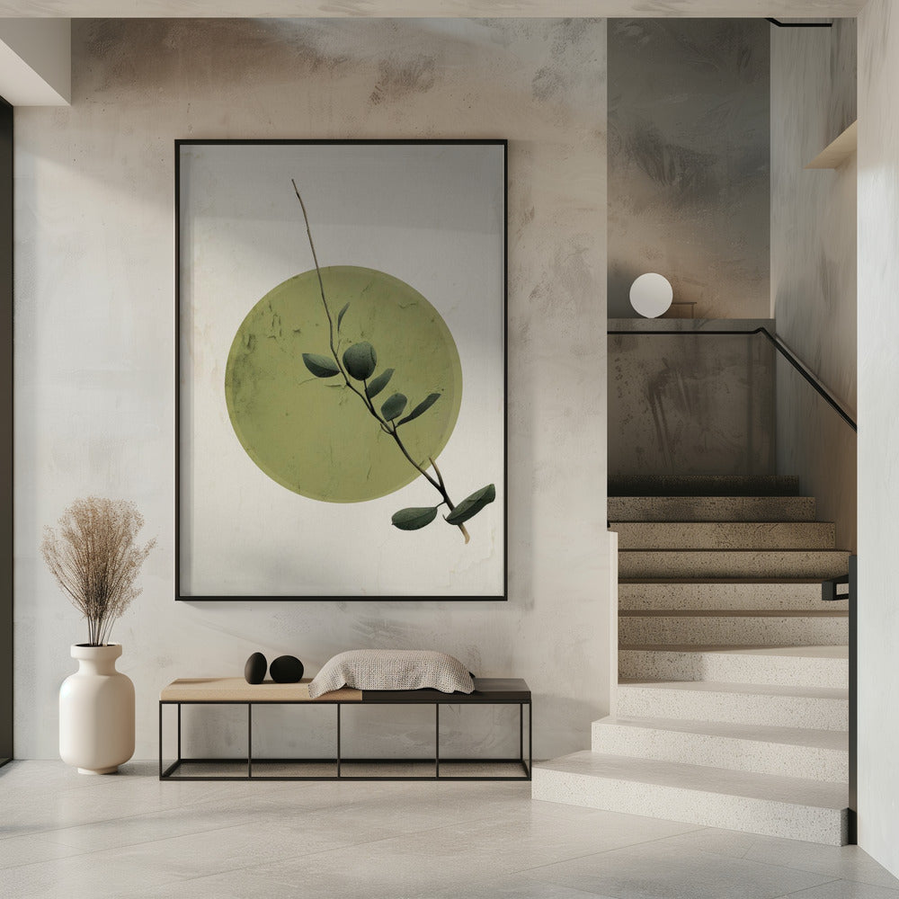 Green Serenity Circle | Poster