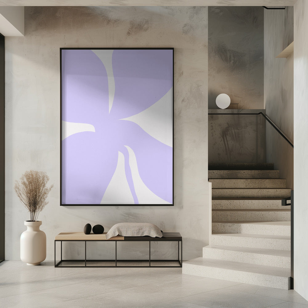 Lavender Bloom Twist | Poster