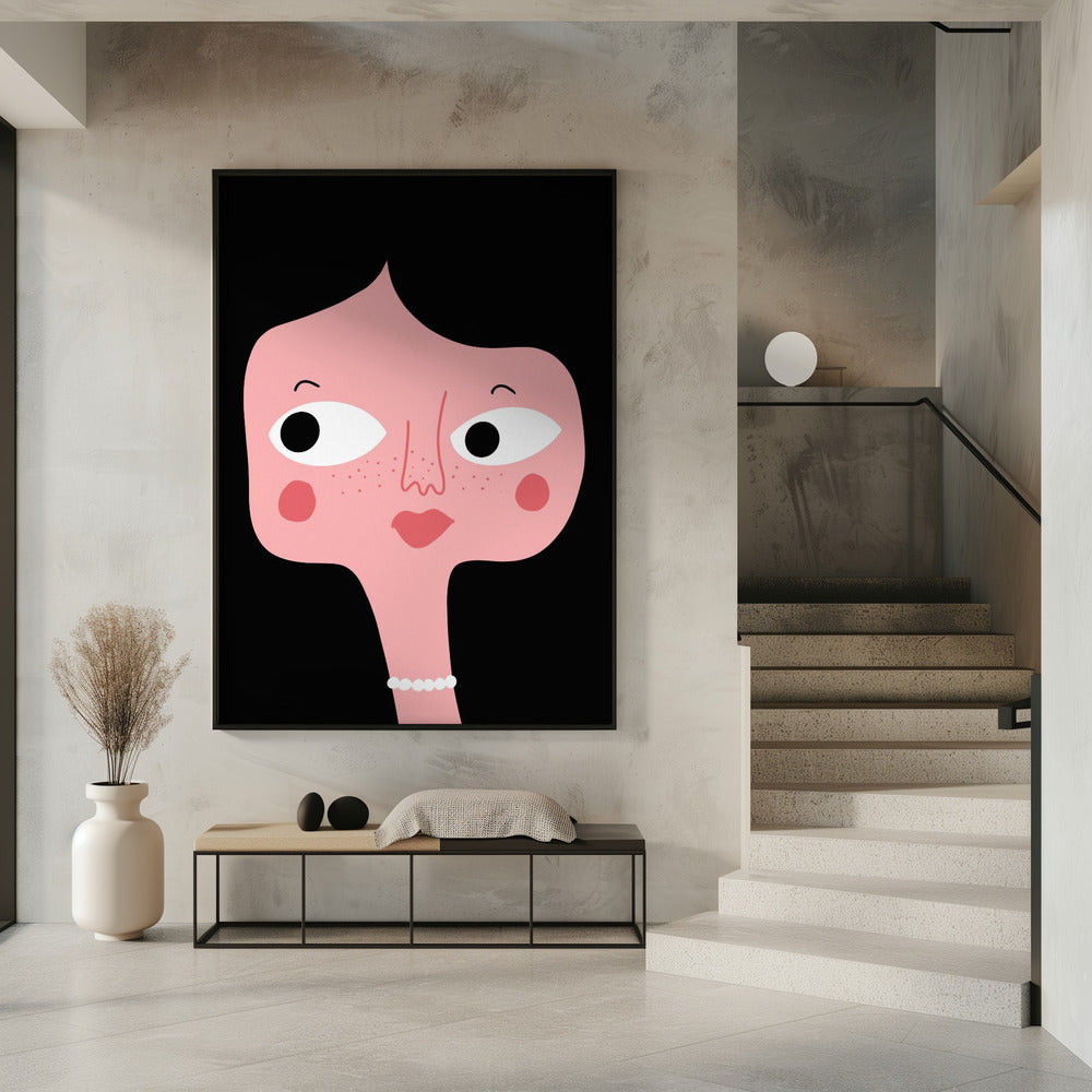 Quirky Pink Face | Poster