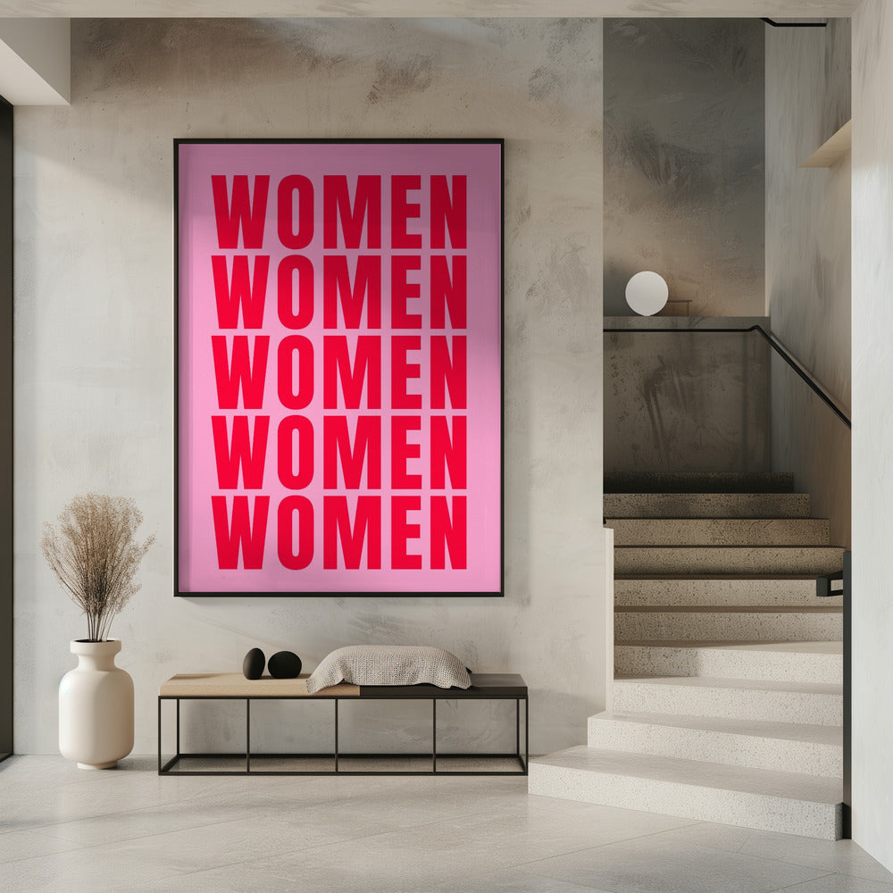 Bold Repeat: Women | Poster