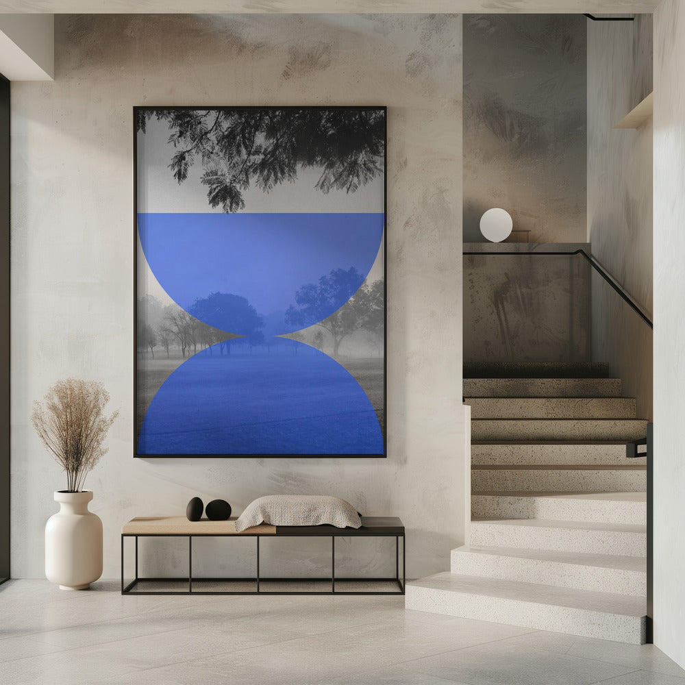 Misty Blue Horizon | Poster