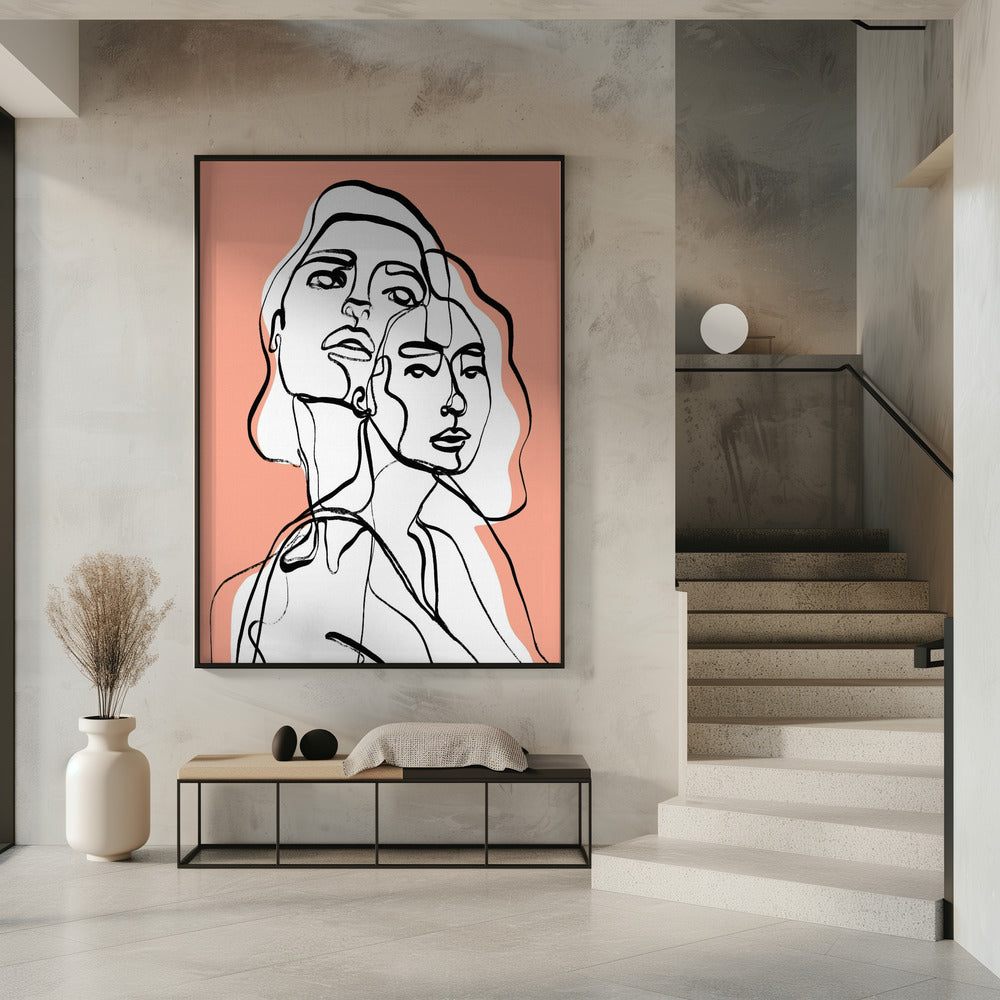 Entwined Faces | Poster