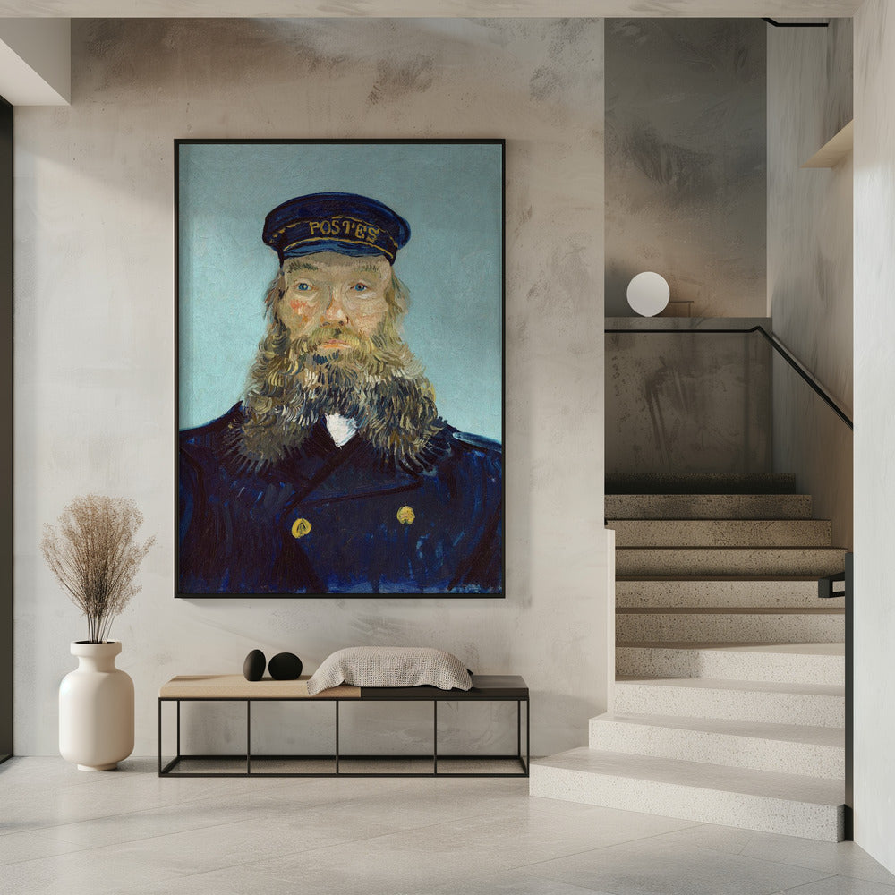 Vincent Van Gogh's Portrait of Postman Roulin (1888) | Poster