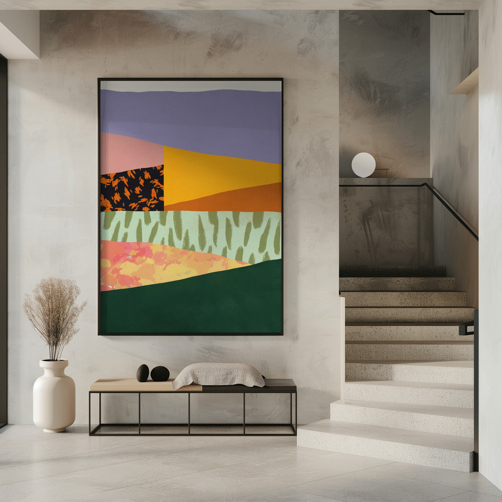 Geometric Patterns with Organic Forms | Poster