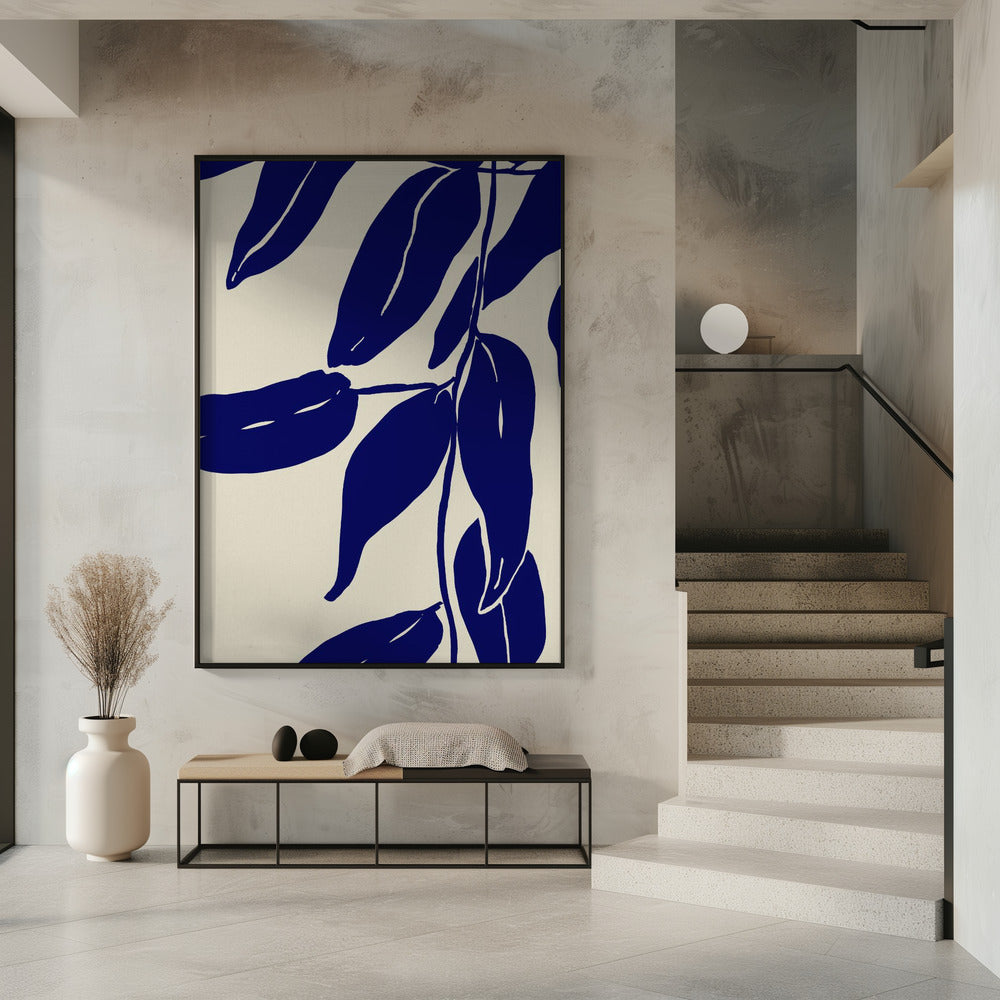 Indigo Leaves Dance | Poster