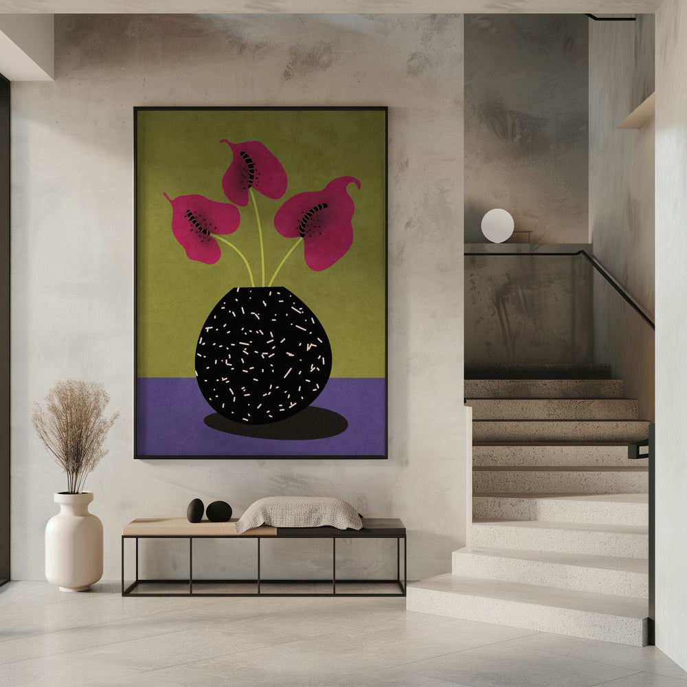 Nice flowers in vase | Poster