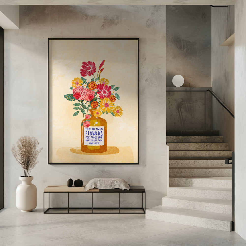 Always flowers | Poster