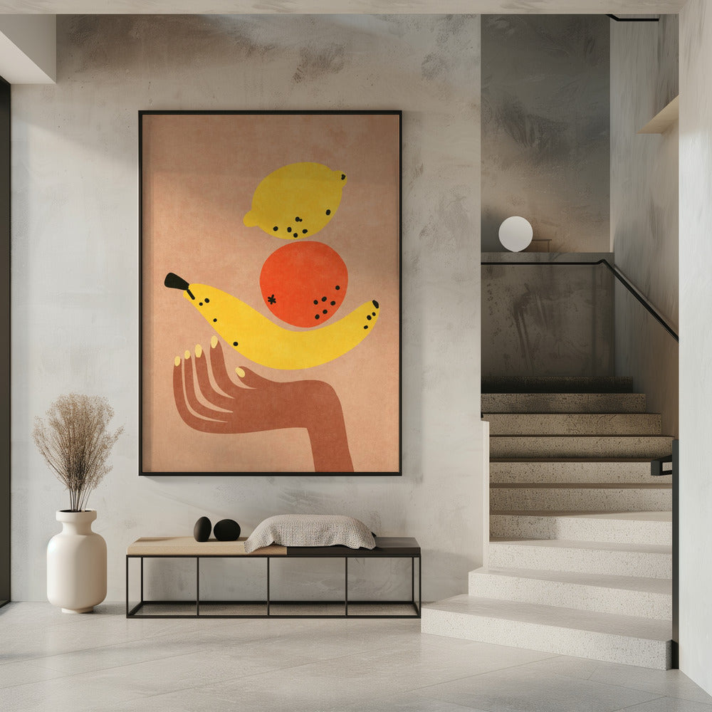 Fruits in my hand | Poster