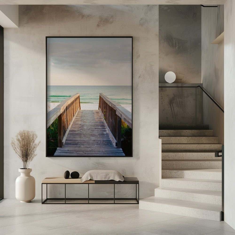 Pastel Ocean Sunset VIII | Poster
