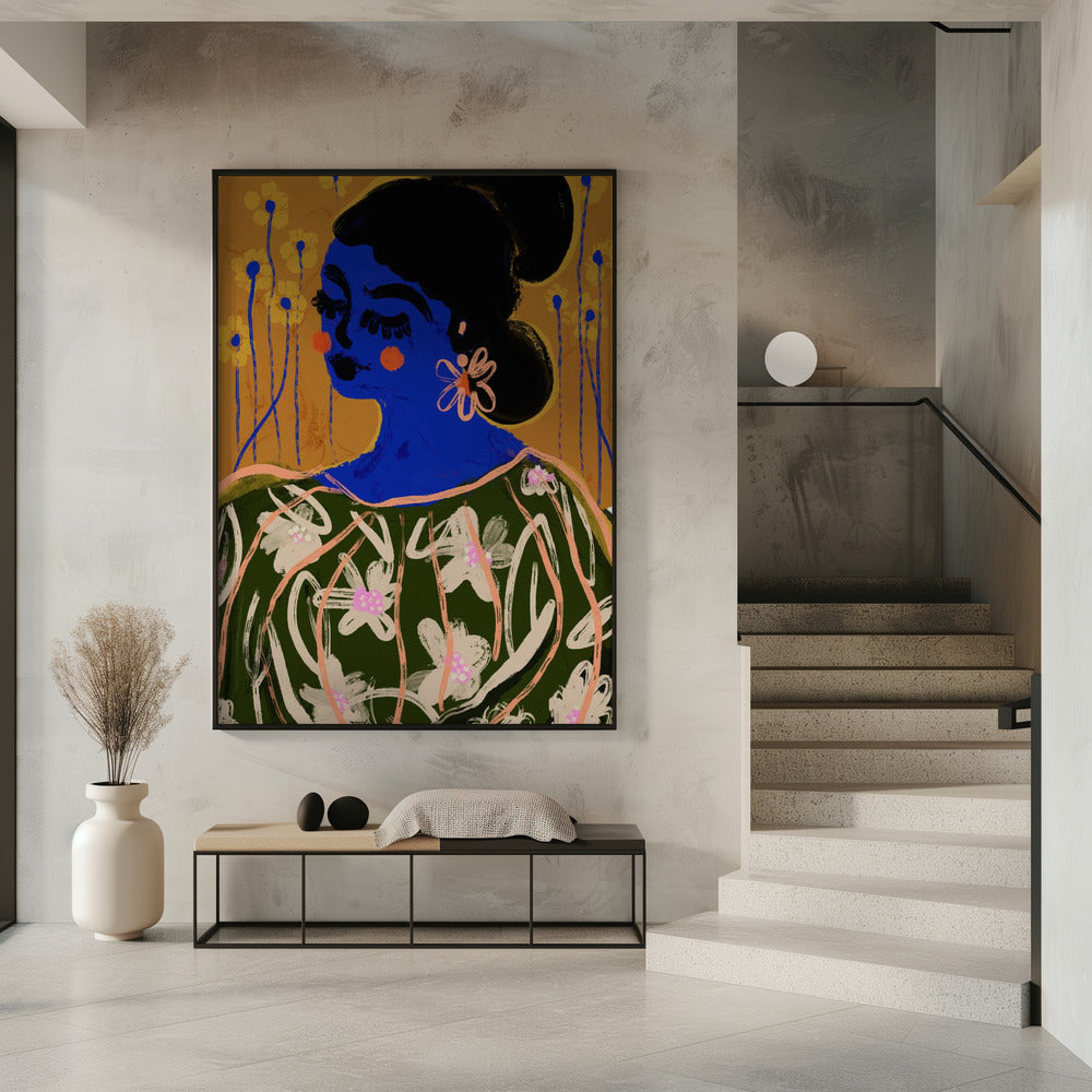 Blue Blossom Muse | Poster