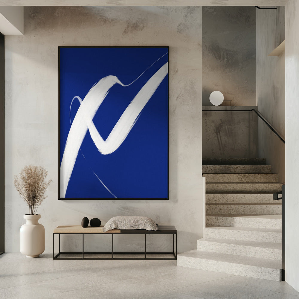 Blue Whirl Dance | Poster