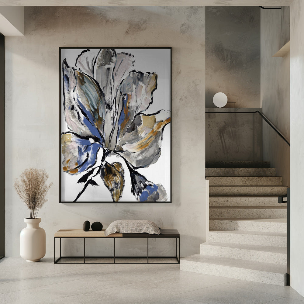 Le Jardin Botanique Blue Flower | Poster