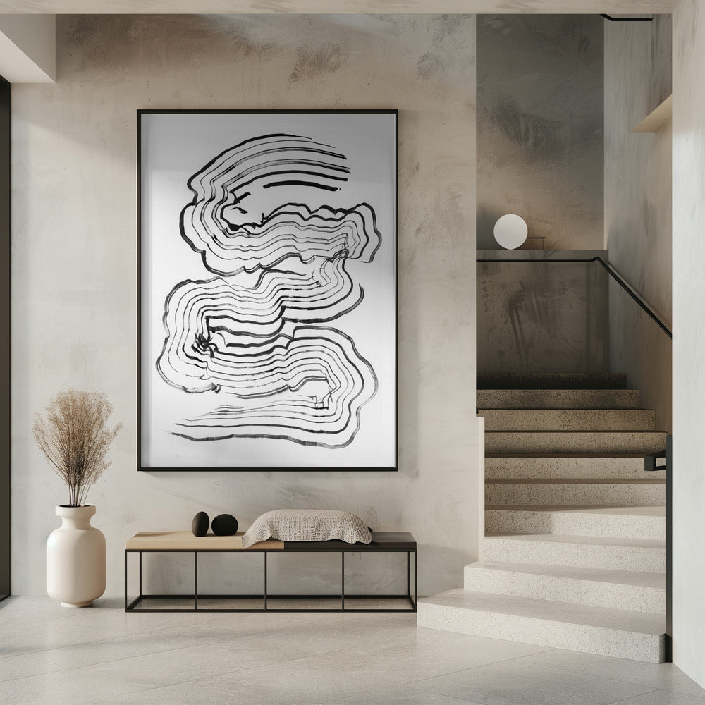 Painterly Abstract lines 01 | Poster