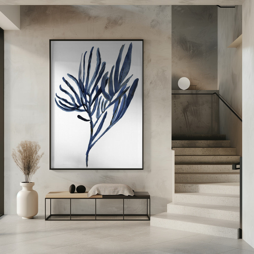 Blue Aquatic Plant Poster 2 | Poster