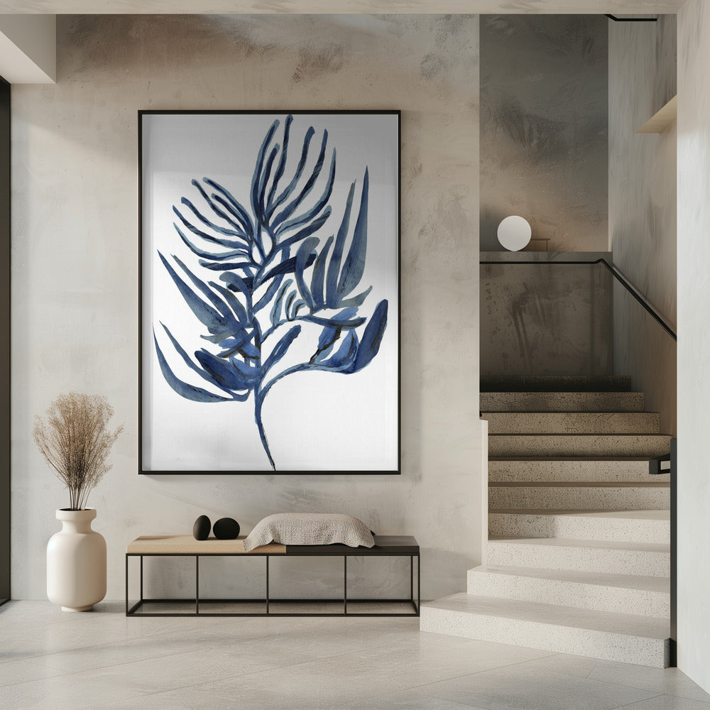 Blue Aquatic Plant Poster 1 | Poster
