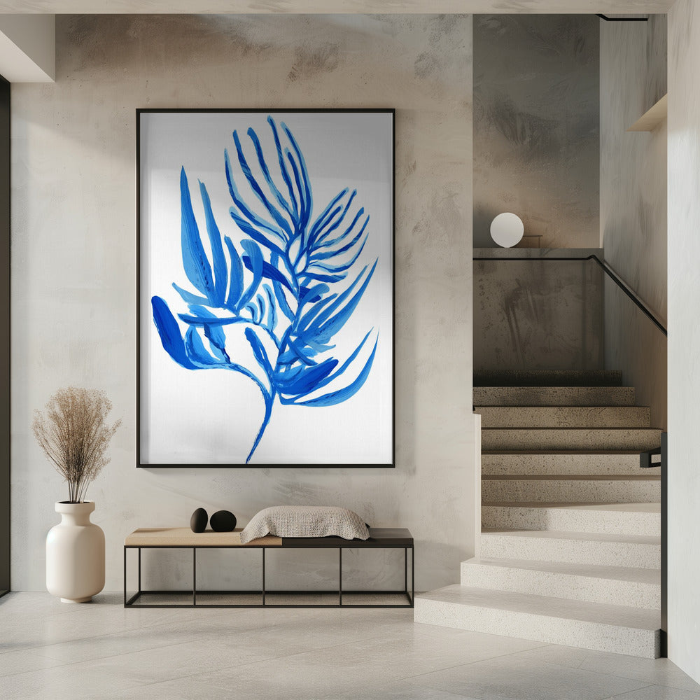 Blue Aquatic Plant Poster 6 | Poster