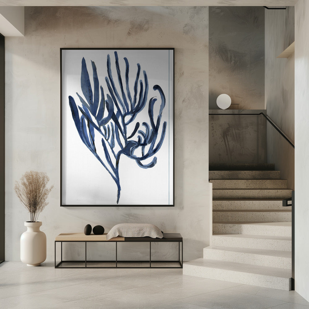 Blue Aquatic Plant Poster 3 | Poster