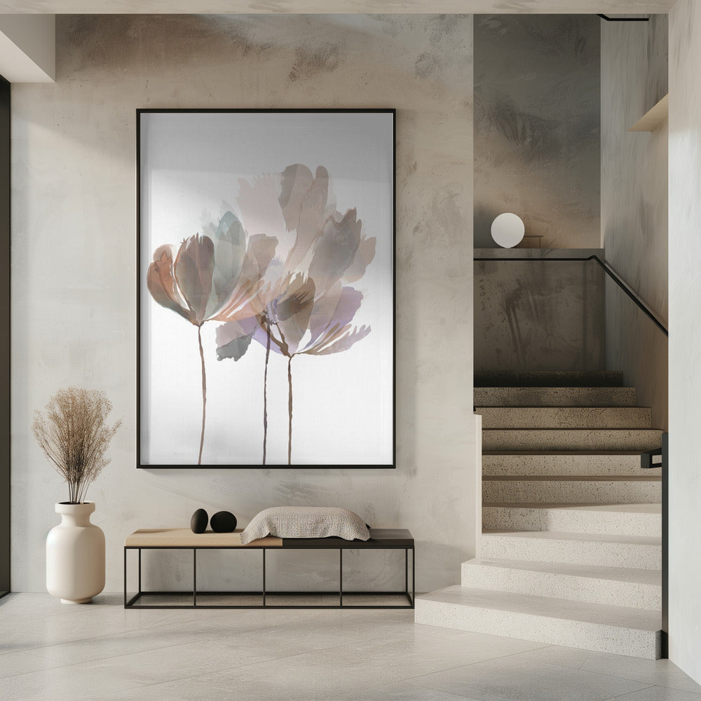 Blush Pink Flowers | Poster