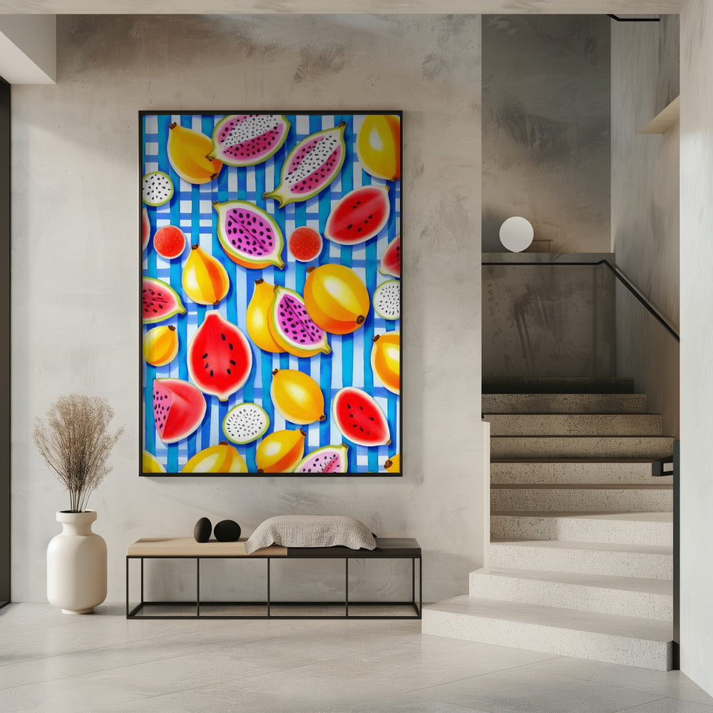 Tropical Fruit Pop | Poster