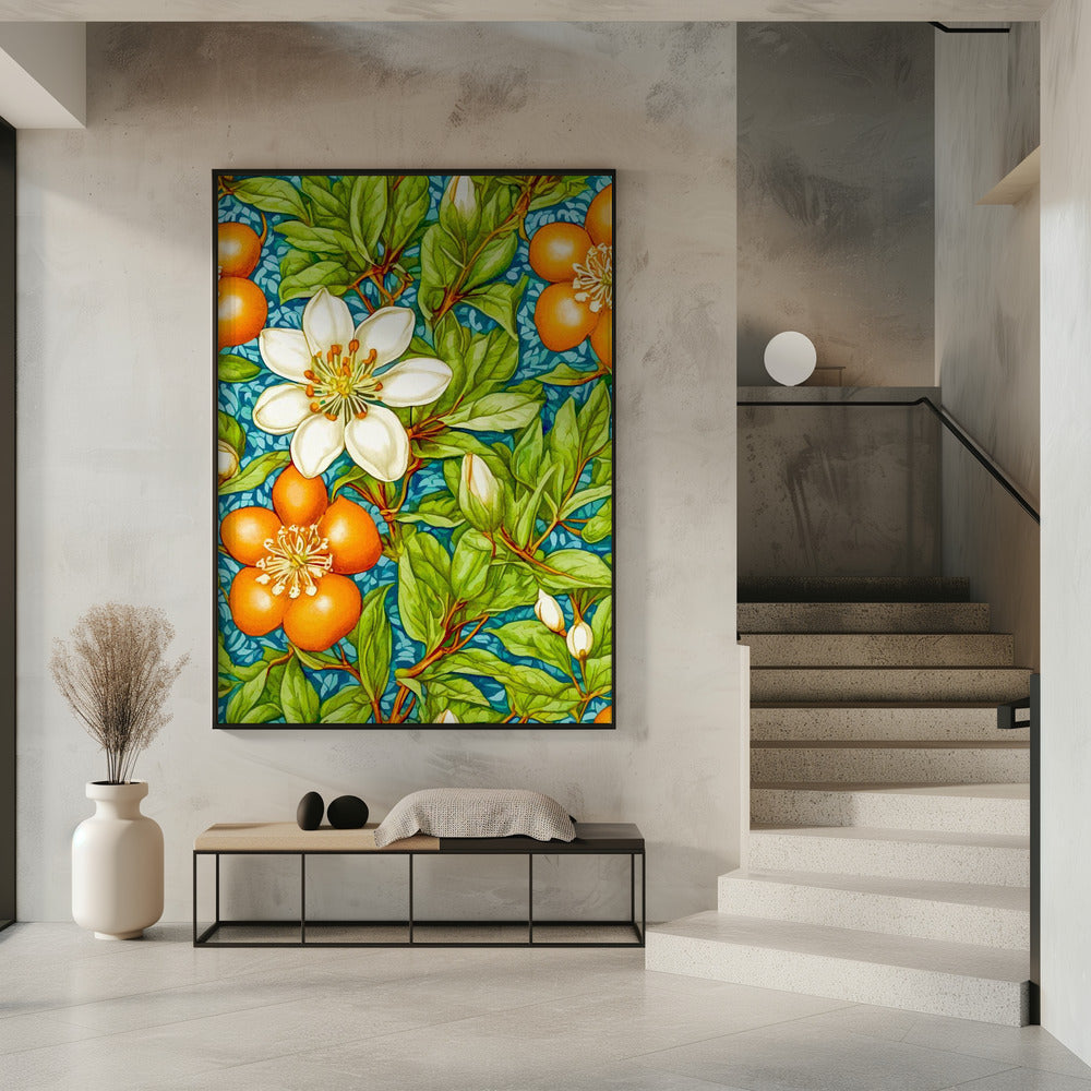 Orange Blossom Nature Plant | Poster