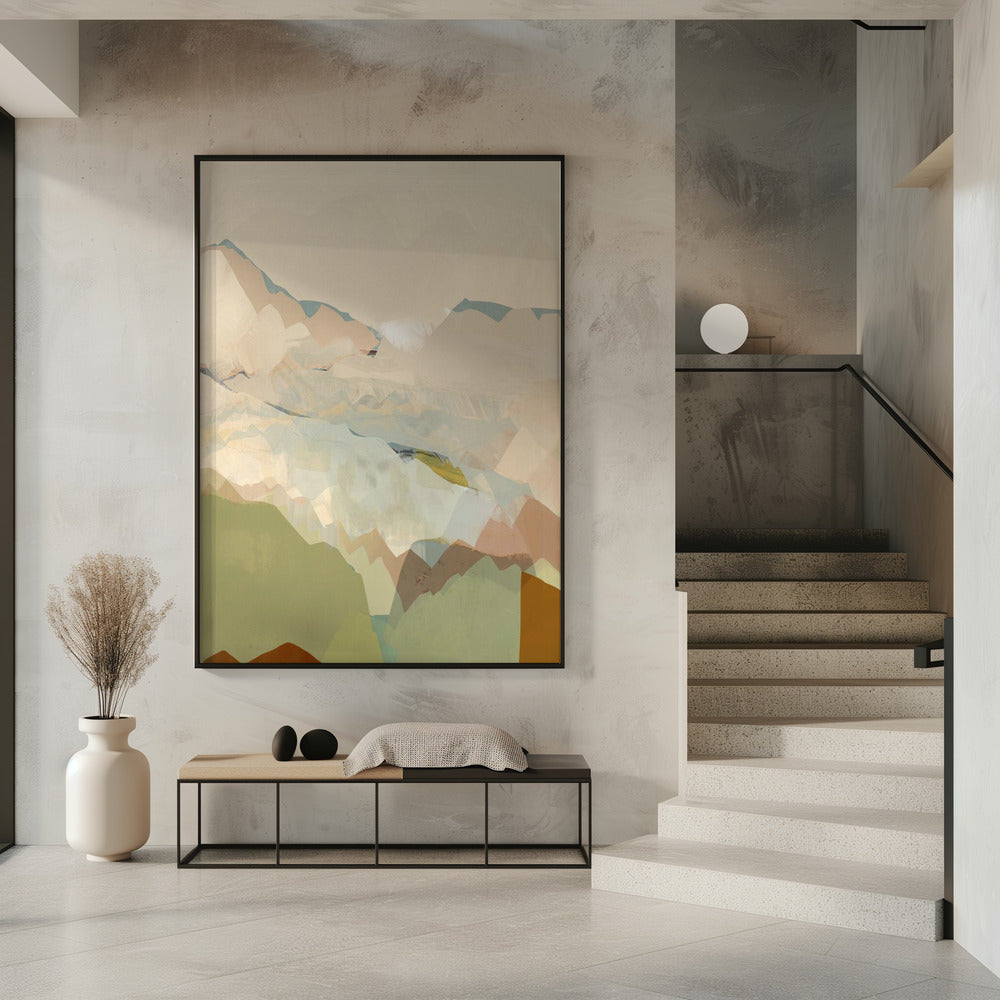 Peachy Mountain Range 1 | Poster