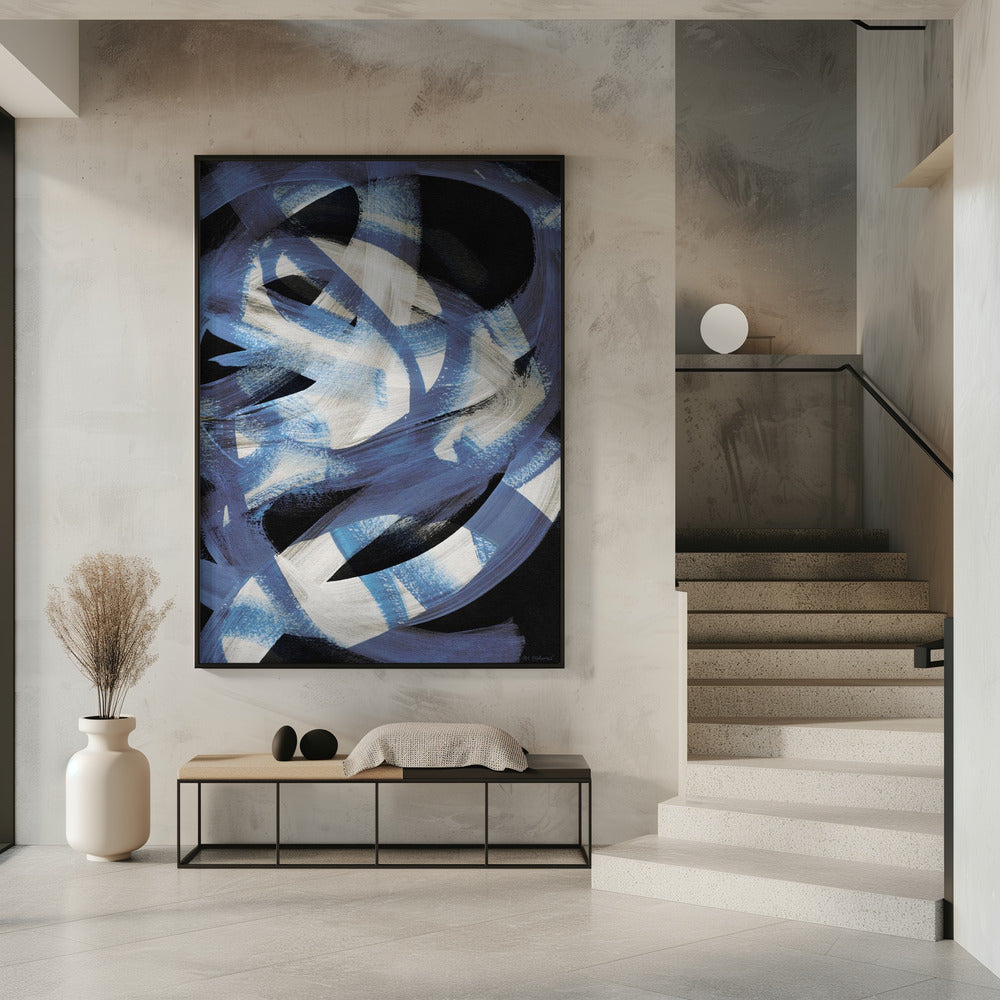 Abstract Brush Strokes 128 | Poster