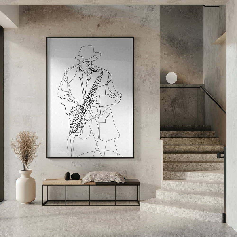 Line Art Musican 2 | Poster