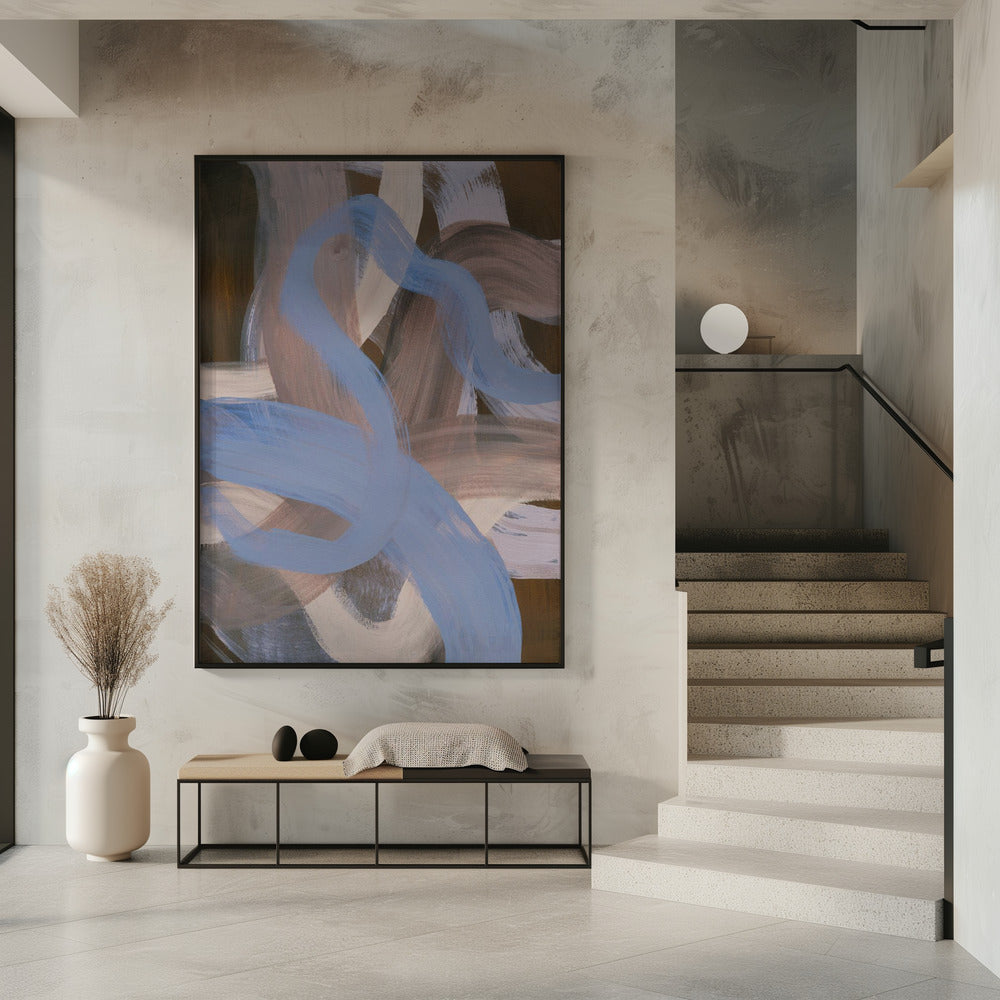 Abstract Brush Strokes 124X | Poster