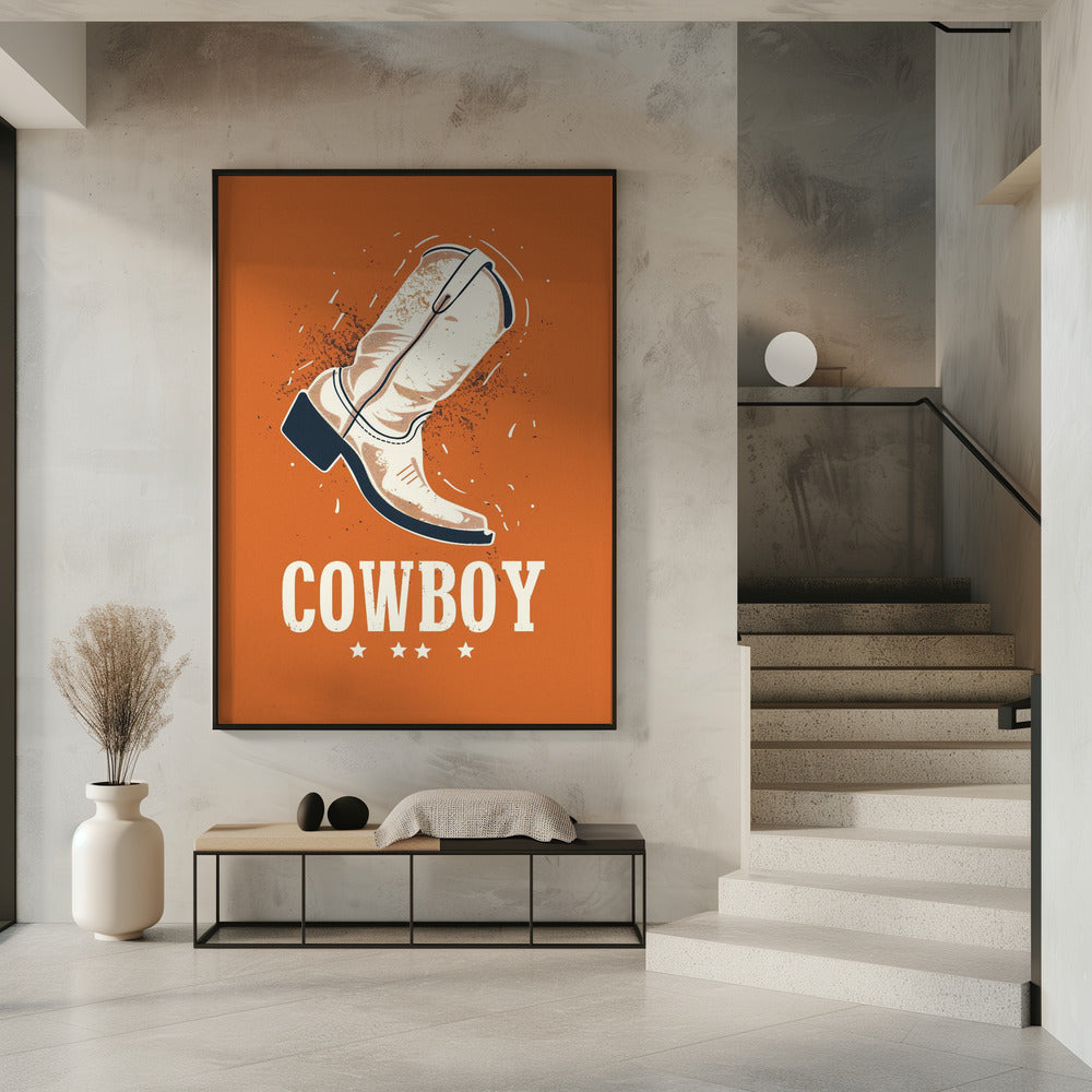 Cowboy Boots Vintage | Poster