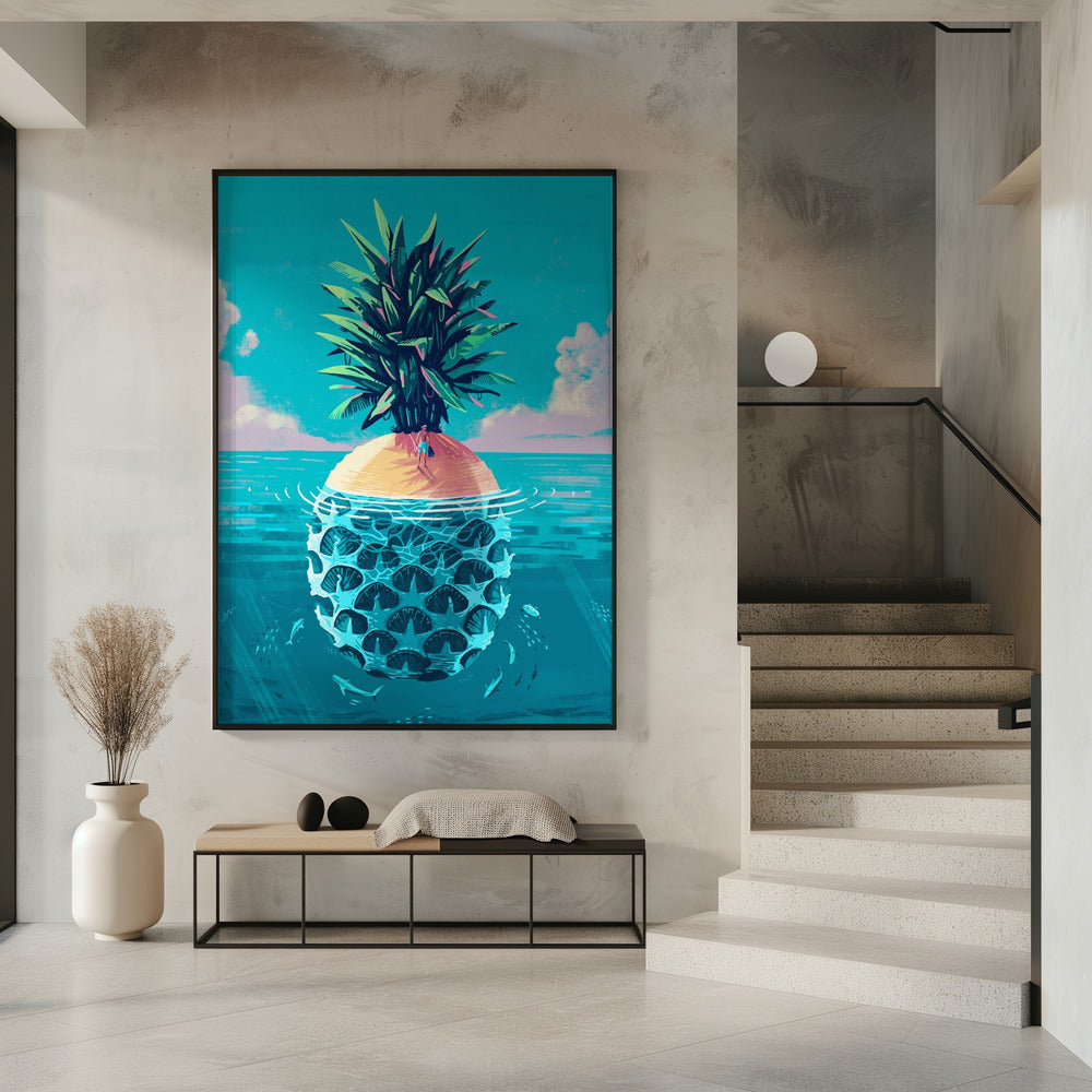 Stranded On Pineapple Island | Poster