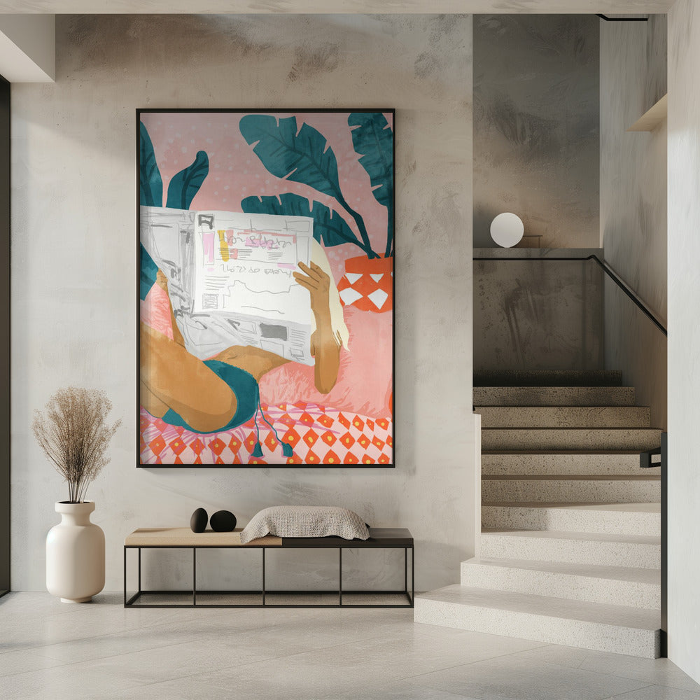 Bohemian Morning News Art Print | Poster