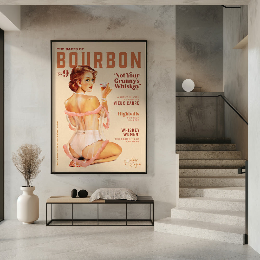 Babes of Bourbon Vol 9 Vintage Whiskey Pinup | Poster