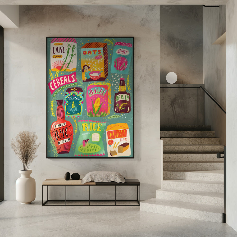 Colorful Cereal Chart | Poster