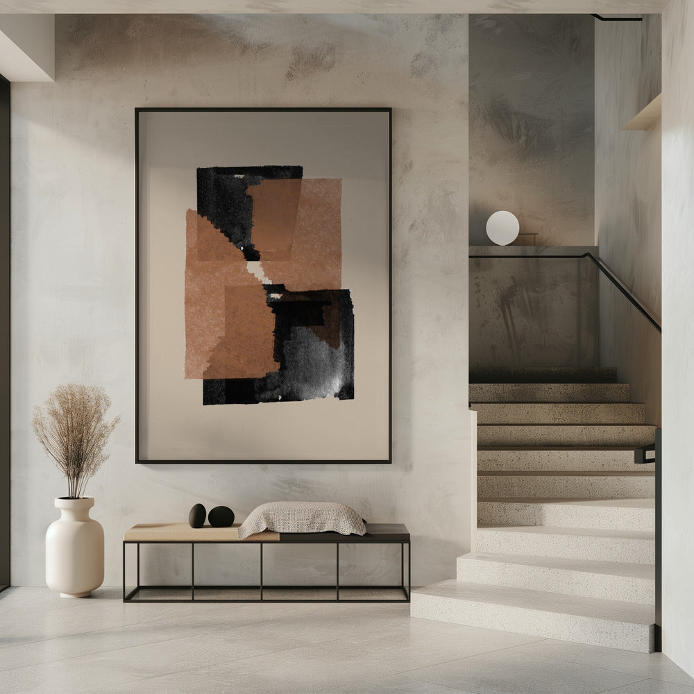Earthy Blocks Blend | Poster