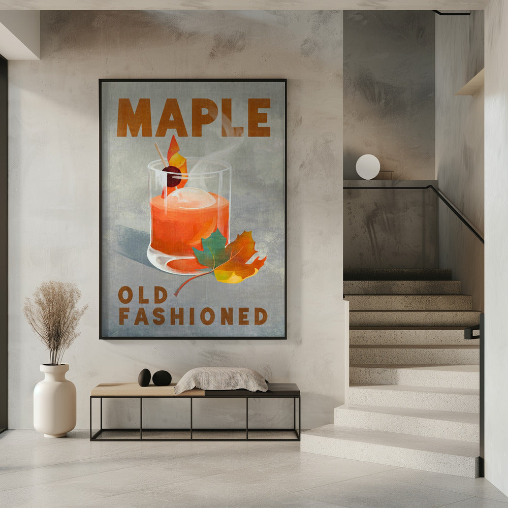 Maple Old Fashioned Cocktail | Poster