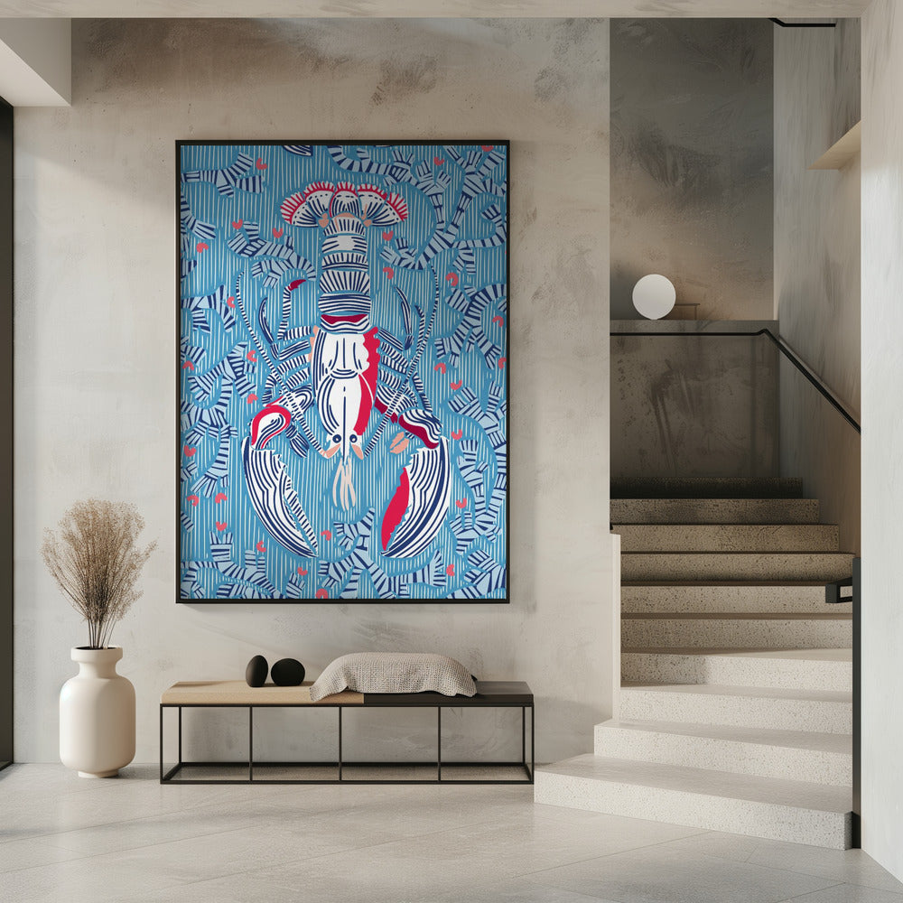 Crustacean Core summer blue | Poster
